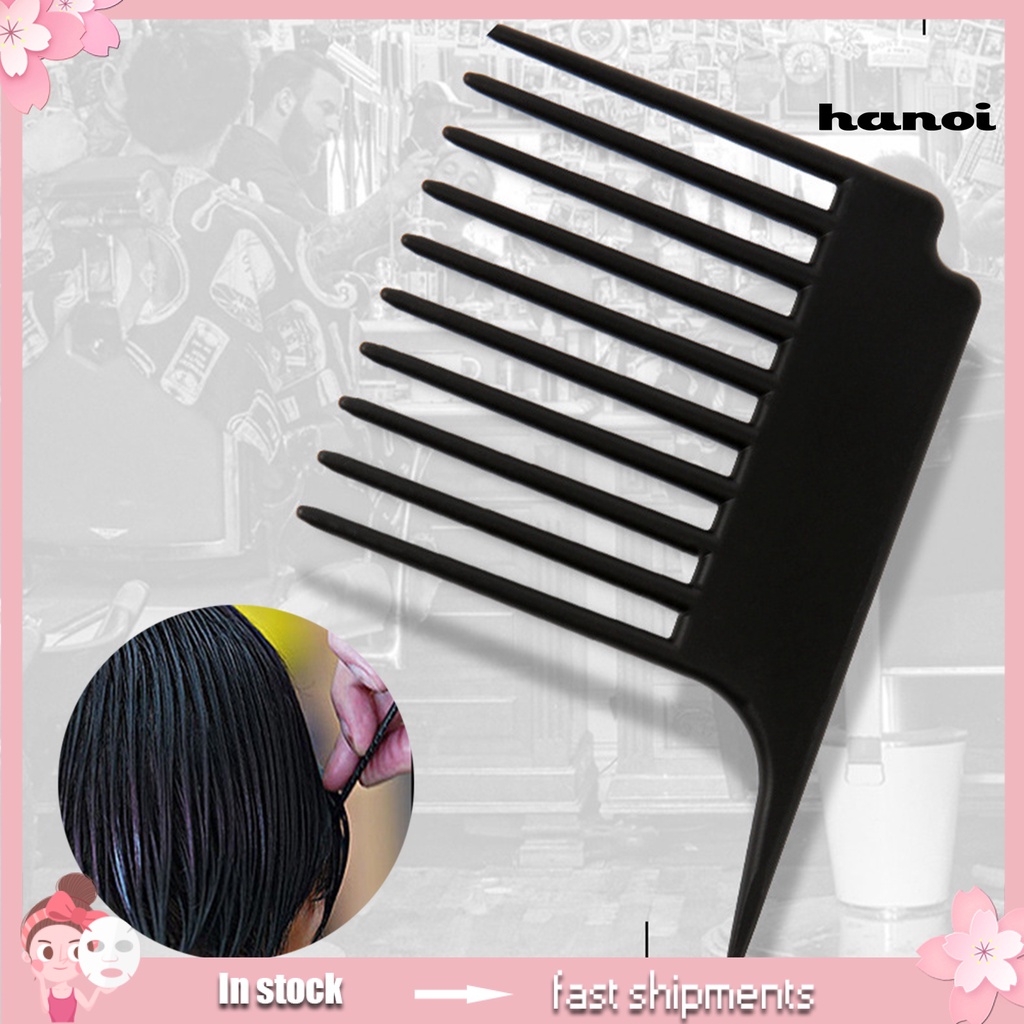 HQTM_Comb Waterproof Unbreakable Plastic Large Tooth Detangle Comb for Hair