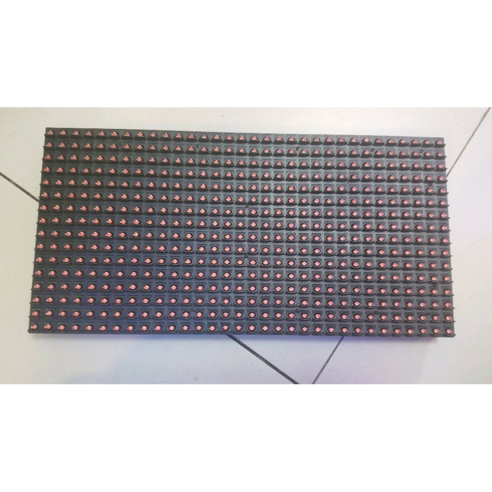 module running text P10 outdoor merah