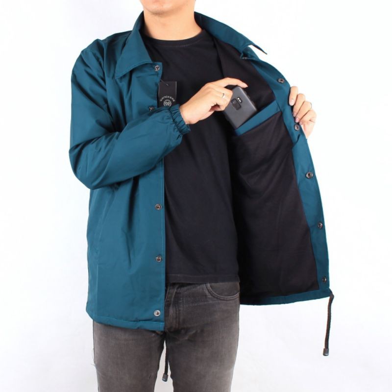 Jaket Coach Pria Distro - Jaket Windbreaker Casual Original Wangkers