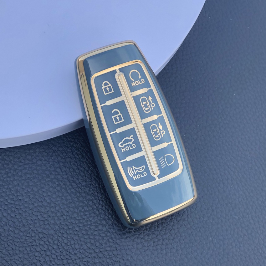 Casing Kunci Mobil Bahan TPU Untuk Hyundai Genesis GV70 GV80 GV90 2020 2021 2022
