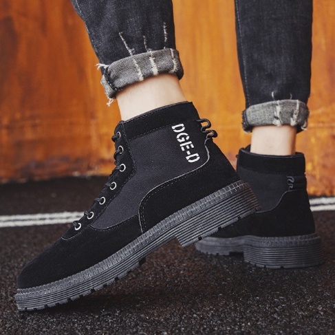 TBIG [COD] Sepatu Pria Ankle Boot BOOTDGE Sepatu Import Pria Sekolah Kuliah Kerja Santai