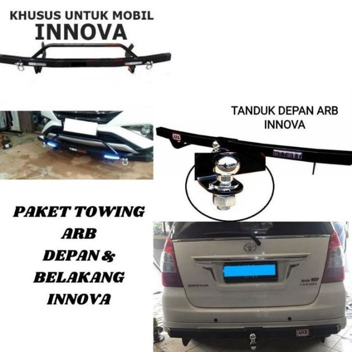 PAKET TOWING TANDUK DEPAN BELAKANG INNOVA  LAMA