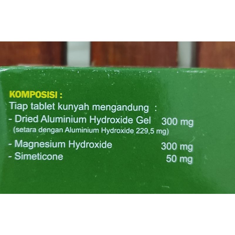 Atmacid 10 Tablet Kunyah / Obat Maag / Kembung / Asam Lambung / Nyeri Ulu Hati