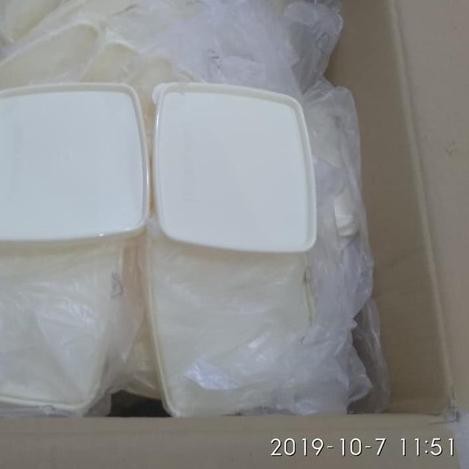 ♖ Sale Seal Tupperware Square Round Series / Tutup Tupperware Kotak Makan / Toples ♡