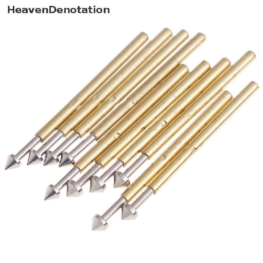 100pcs P75-E2 / E3 Spring Test Probe Pogo Pin 1.3 / 1.5mm Kepala Conical 1.0mm