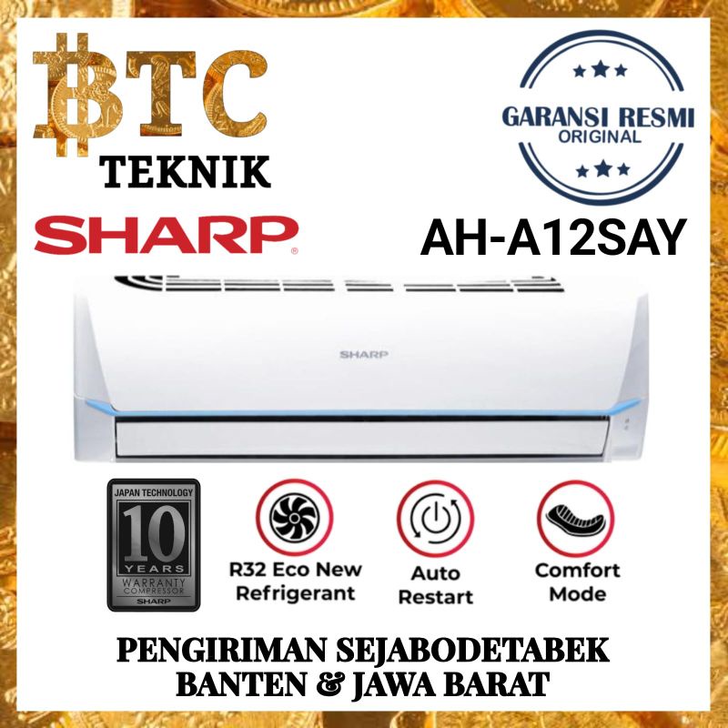 AC SHARP AH - A 12 SAY 1,5 PK THAILAND AC SHARP AH-A12SAY UNIT ONLY