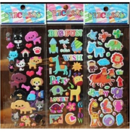 

WG - Sticker Mainan Anak Panjang Sticker Anak Timbul Sticker 3D Sticker Tempel Anak Termurah