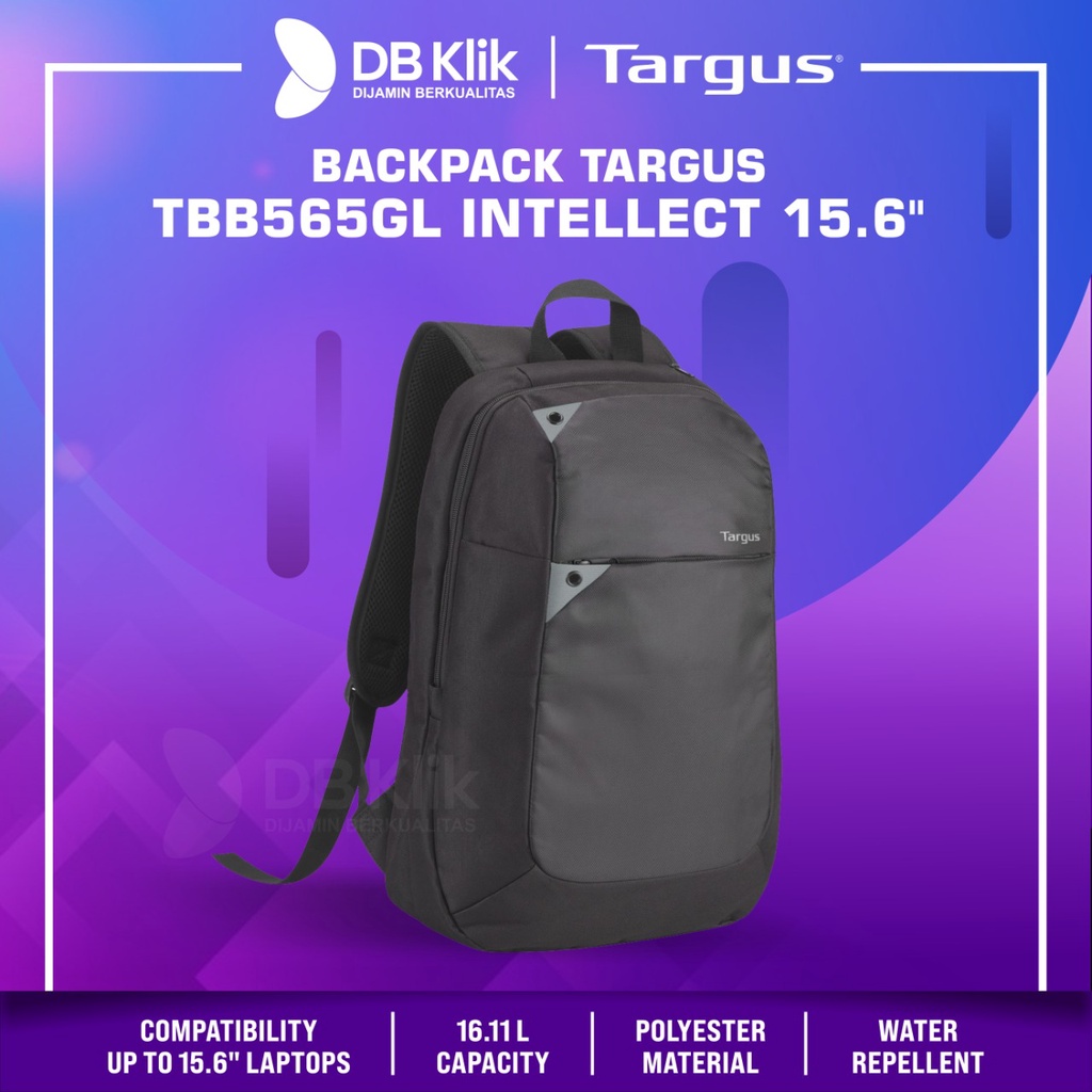 Laptop Backpack TARGUS TBB565GL 15.6&quot; INTELLECT - TARGUS TBB 565GL