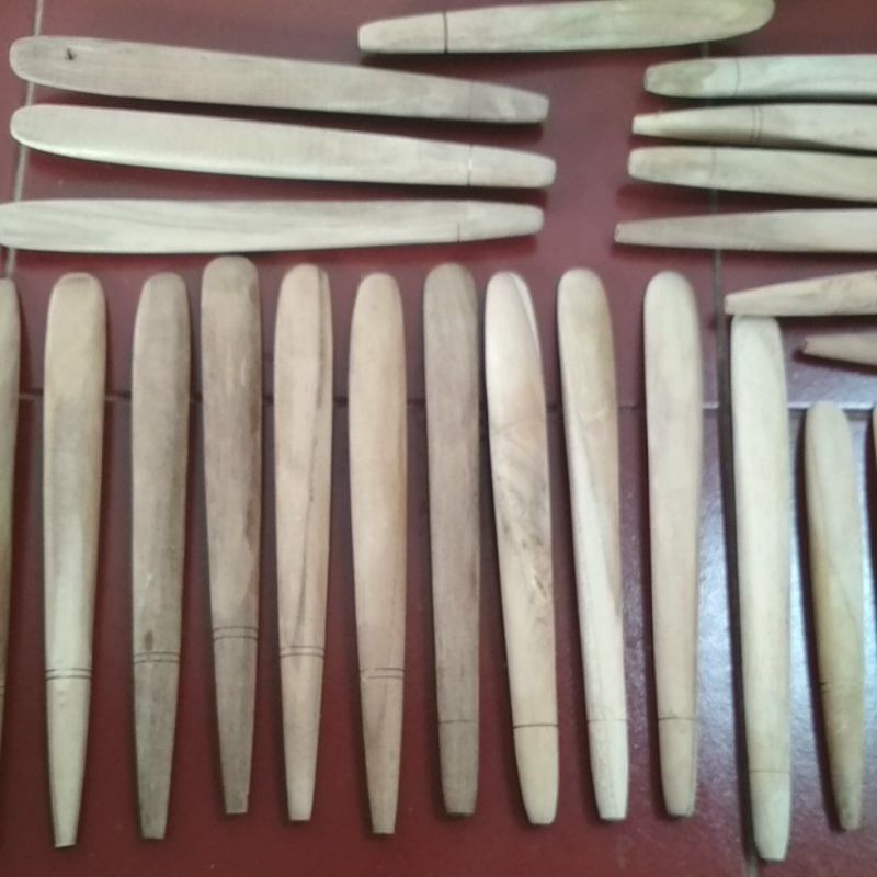 Gagang joran kayu jati Asli clier