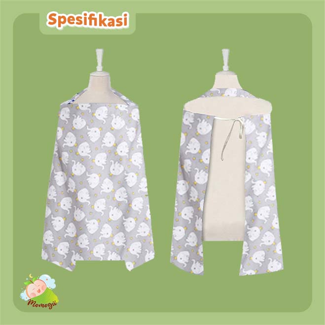 MOMOGII Apron Menyusui Nursing Cover FREE POUCH