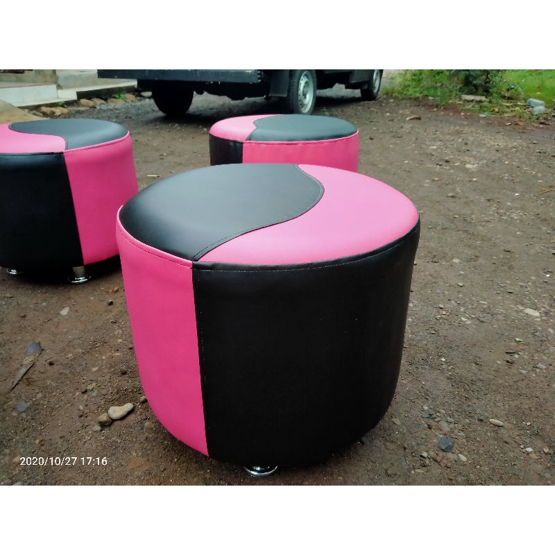 sofa bulat / puff bulat / stool