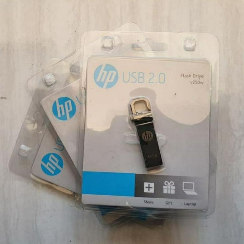 Flesdisk Hp 64Gb Bahan Metal Besi Fdh64 Flesdisk Usb