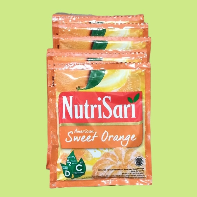 Jual Nutrisari American Sweet Orange Sachet Shopee Indonesia