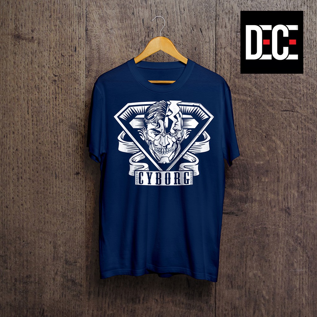KAOS SUPERMAN CYBORG  - NAVY DC COMICS