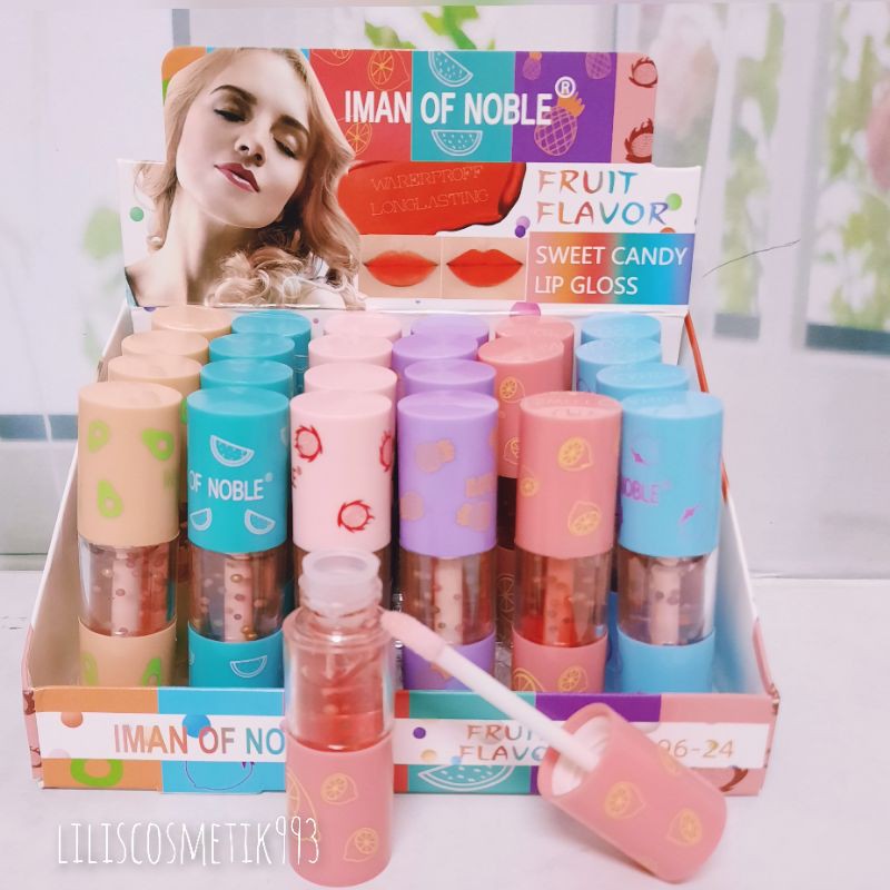 PROMO [PER6PC] LIP OIL  FRUIT SWEET CANDY IMAN OF NOBLE NO.996