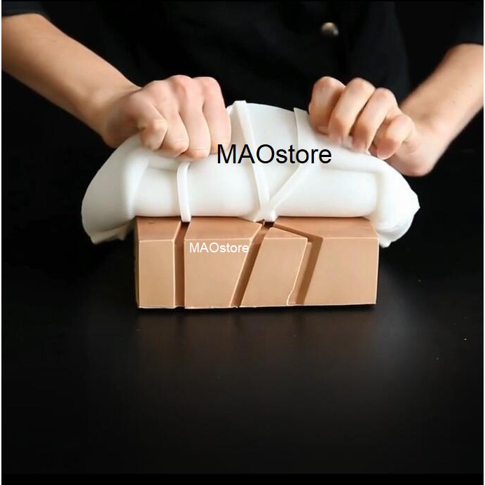 MAOSTORE MIRROR CAKE LOYANG ENTREMET CAKE GEOMETRIC MOUSSE DESSERT