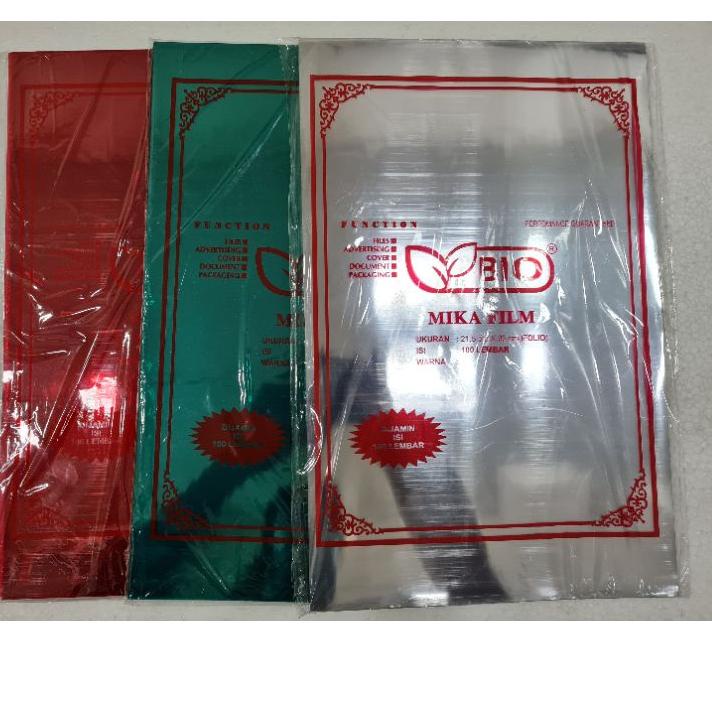 

지 Plastik Mika Jilid 100 Lembar F4 Flash Sale