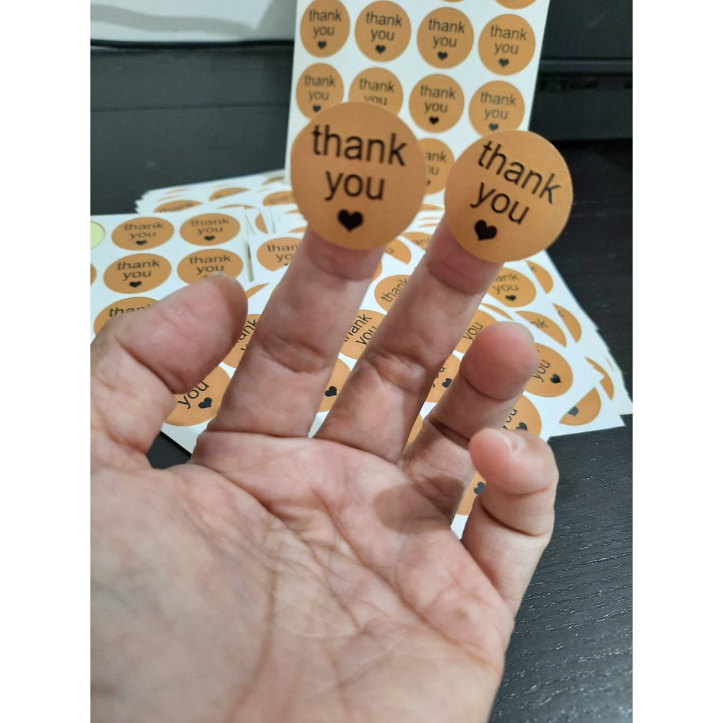 

( 10 lembar ) Stiker Thank You / Stiker Toples / Label / Stiker Toples