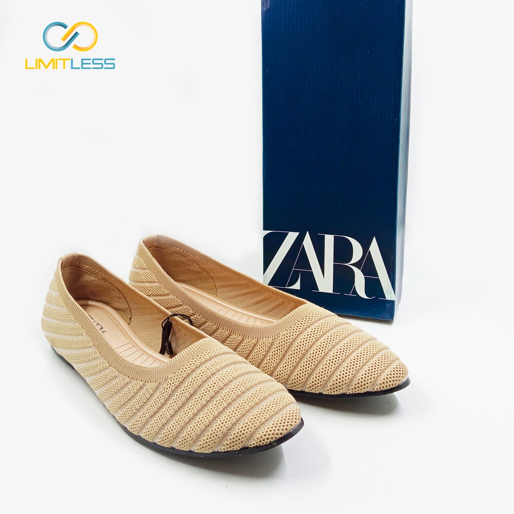 Sepatu Wanita Flatshoes Sepatu Flat Cewek Zara Laily Flat Shoes Fashionable Sepatu Wanita Kantor Hitam