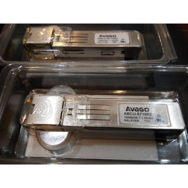 SFP Rj45 AVAGO SFP 1.25G 1000 Base-T 1.25GBd