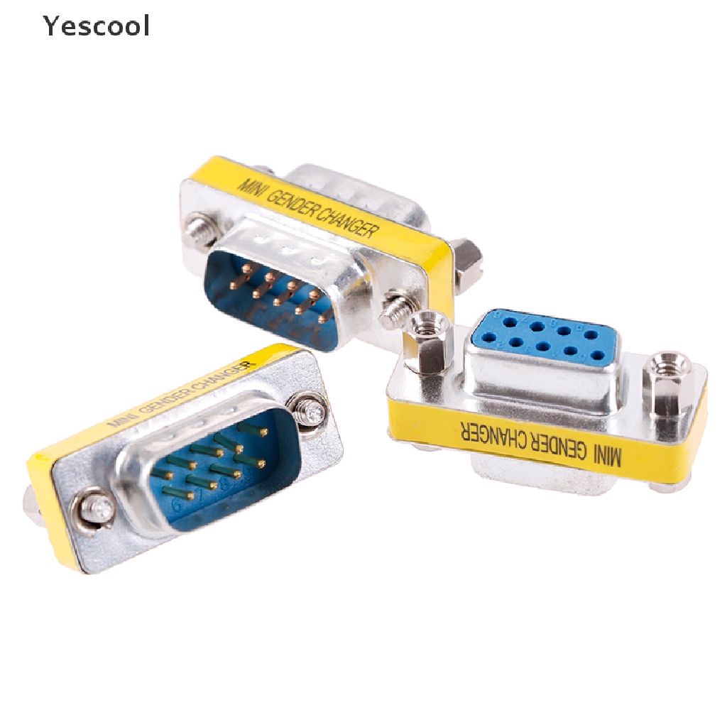 Yescool DB9 D-Sub Adapter Konektor Serial Mini 9pin RS232