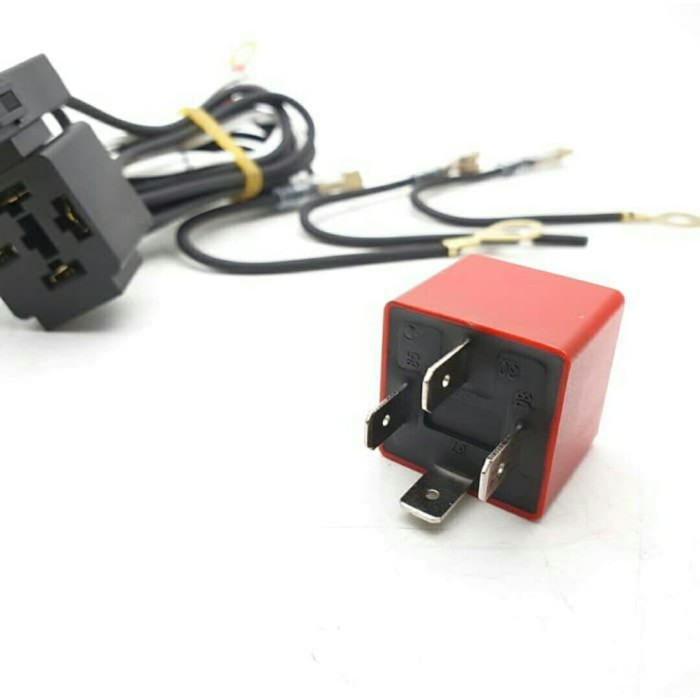 Relay kit set klakson Lampu motor mobil