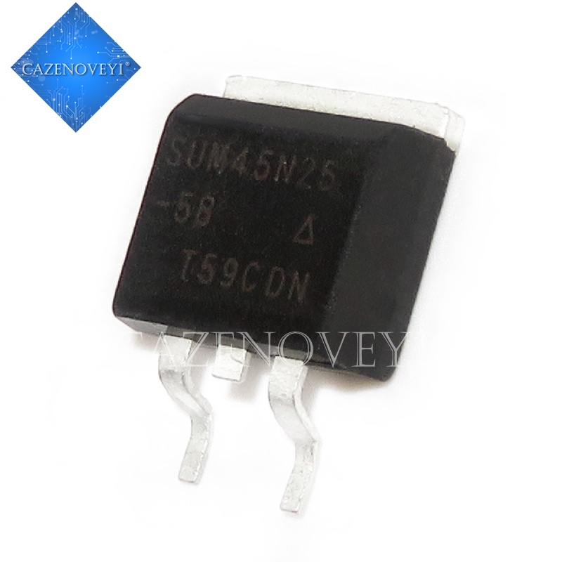 10pcs Ic Sum45N25-58 Sum45N25 45n25 To-263 250v 45a