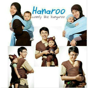 Gendongan Bayi Hanaroo / Babywrap Hanaroo / Hanaroo Baby Wrap Polos