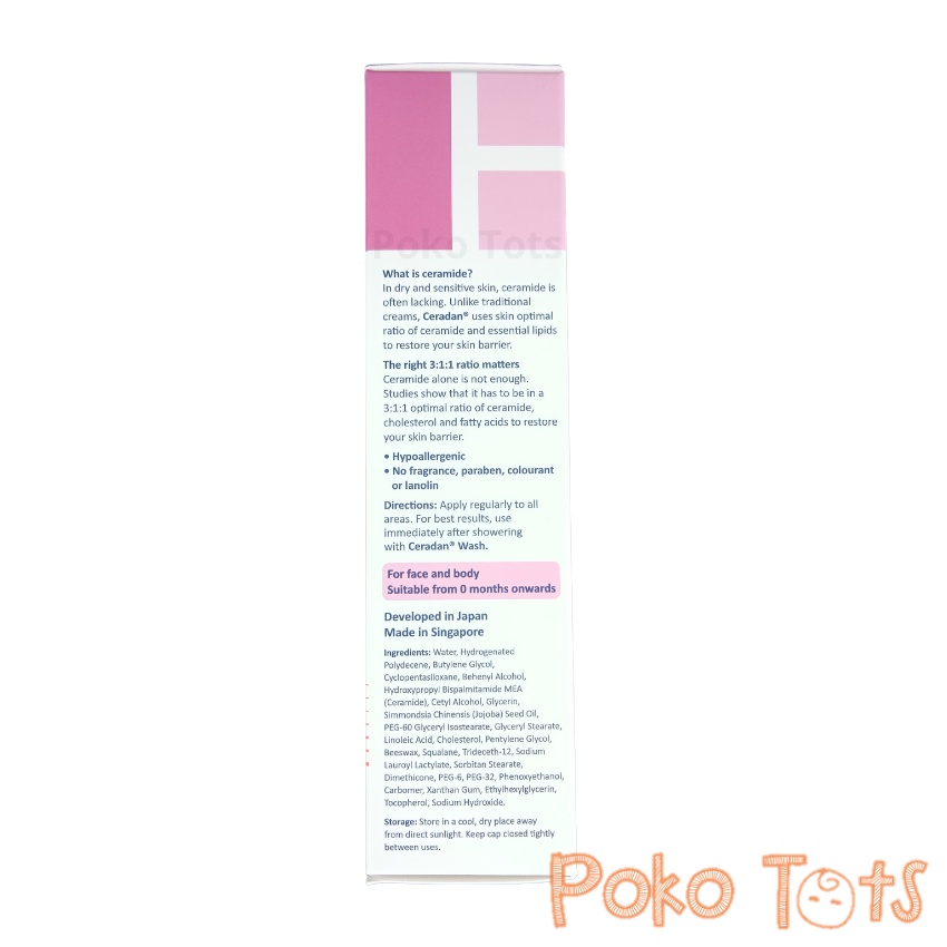 Ceradan Ceramide Dominant Skin Barrier Cream 30gr / 80gr Krim Pelindung Kulit WHS