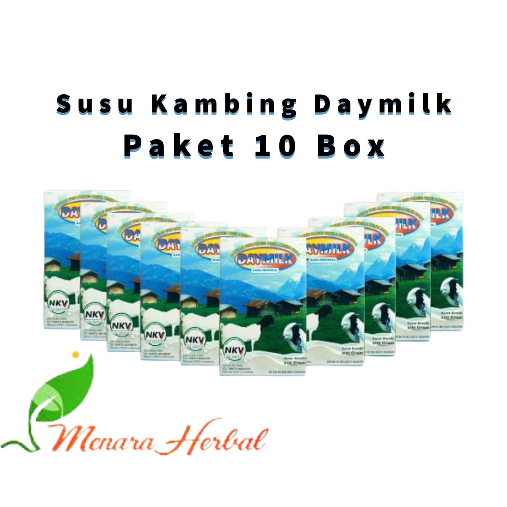 

Paket 10 Susu Daymilk | Susu Kambing Bubuk & Krimer | Susu Kambing Murni - 200gr