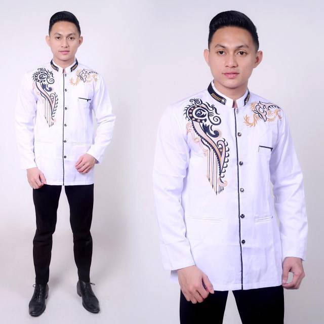 AL FATKHAN NEW JASKO BORDIR / MODEL TERBARU JASKO BORDIR LENGAN PANJANG PRIA