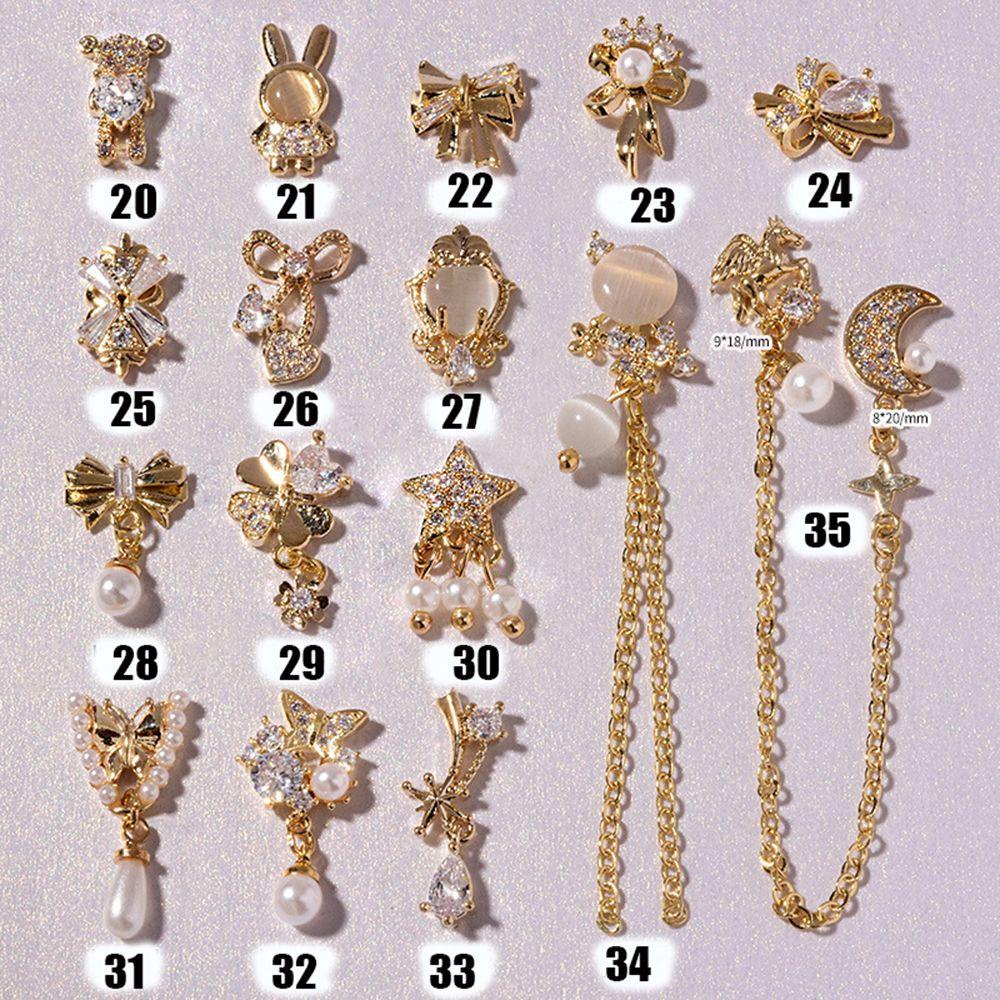 PREVA Nail Art Decorations Manicure Charms Rhinestones Butterfly