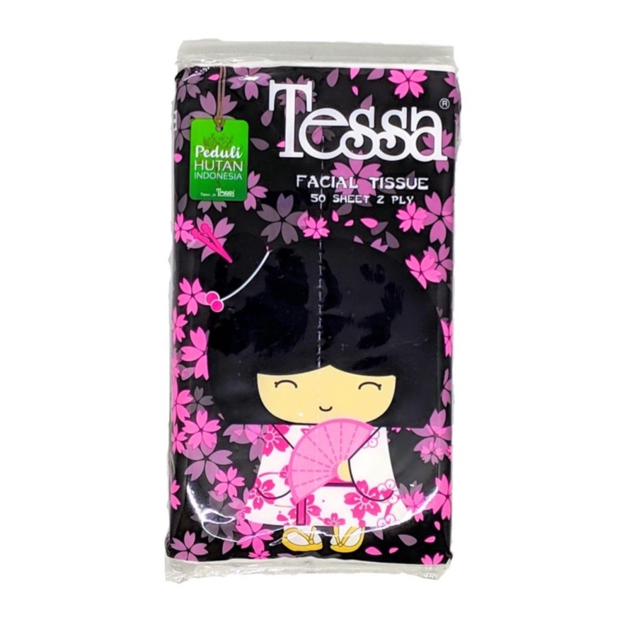 Tisu Tissue TESSA 50 Lembar TRAVELPACK TISU WAJAH 50 SHEET 2 PLY / TISSUE TISU TESSA TRAVEL 50 SHEET