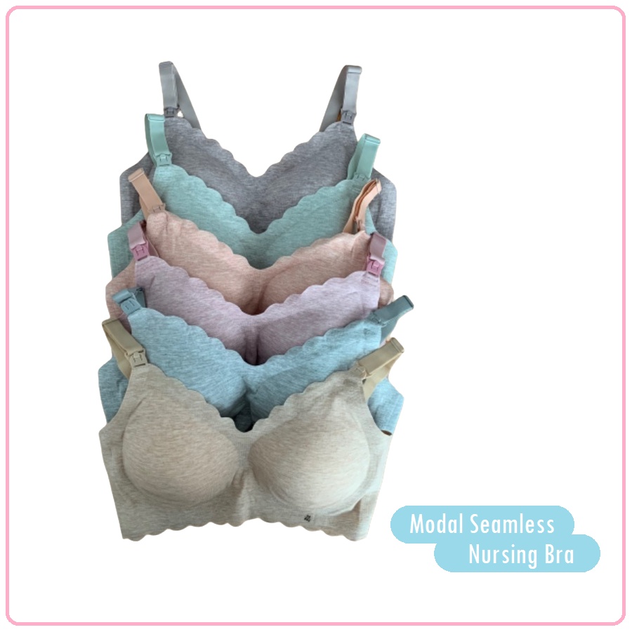 Kinmade Modal Seamless Nursing Bra | BH Menyusui