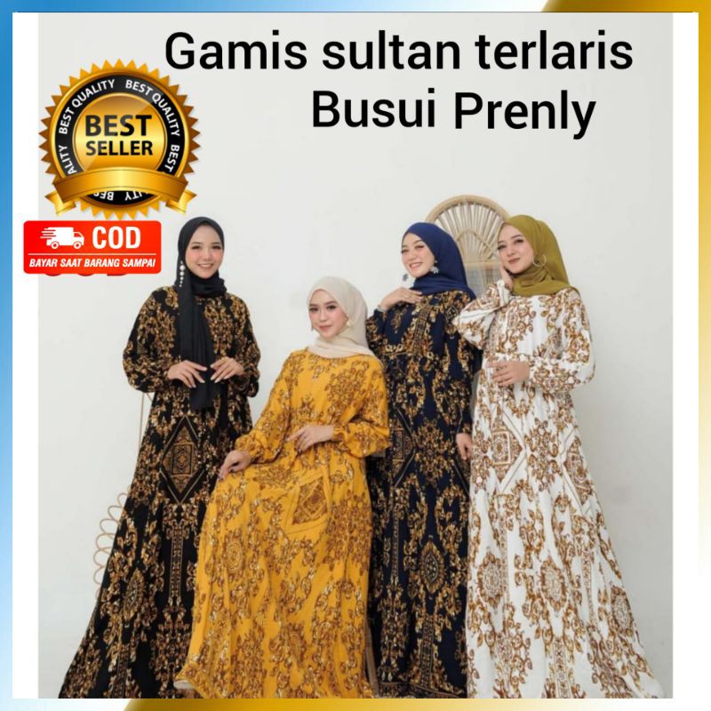 Gamis Motif Sultan Terbaru Gamis Rayon 2020 Lazada Indonesia