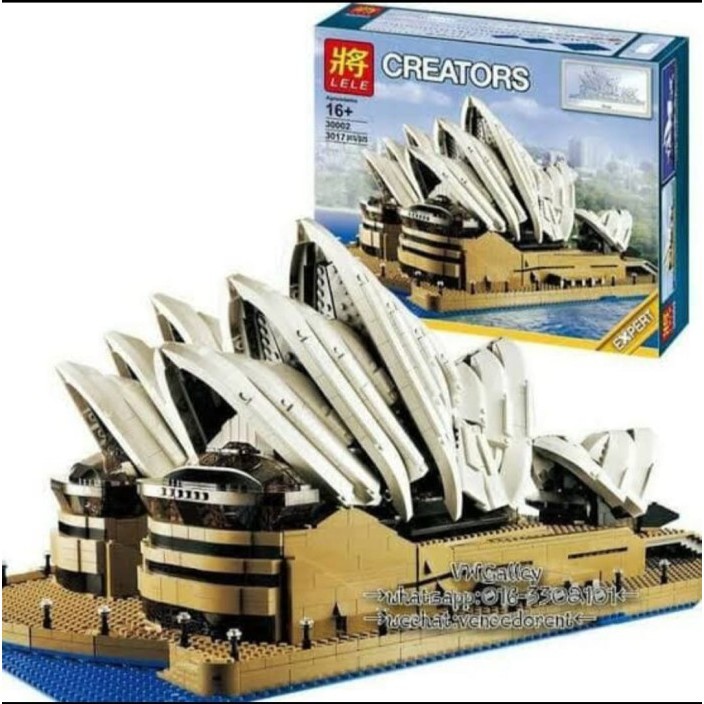 Lele Creator seri Sydney Opera House -  Creator - Mainan Edukasi