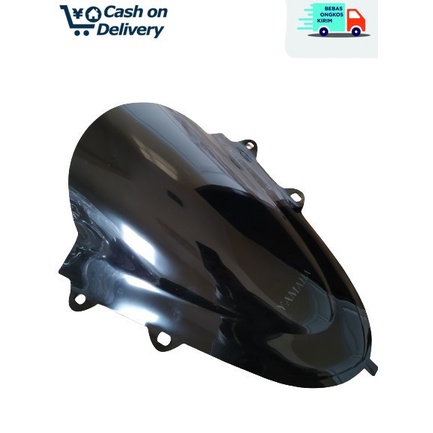 Visor Windshield Motor Yamaha R15 NEW 2018 V3 Tinggi 37 cm - Hitam