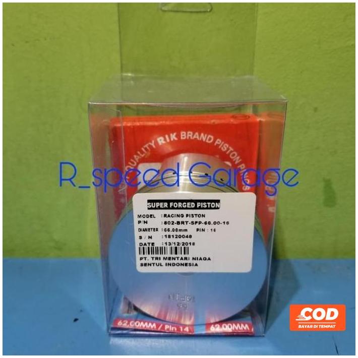 Super Forged Piston Brt 66.00 Pin 16 Satria Fu Karbu Kode 136