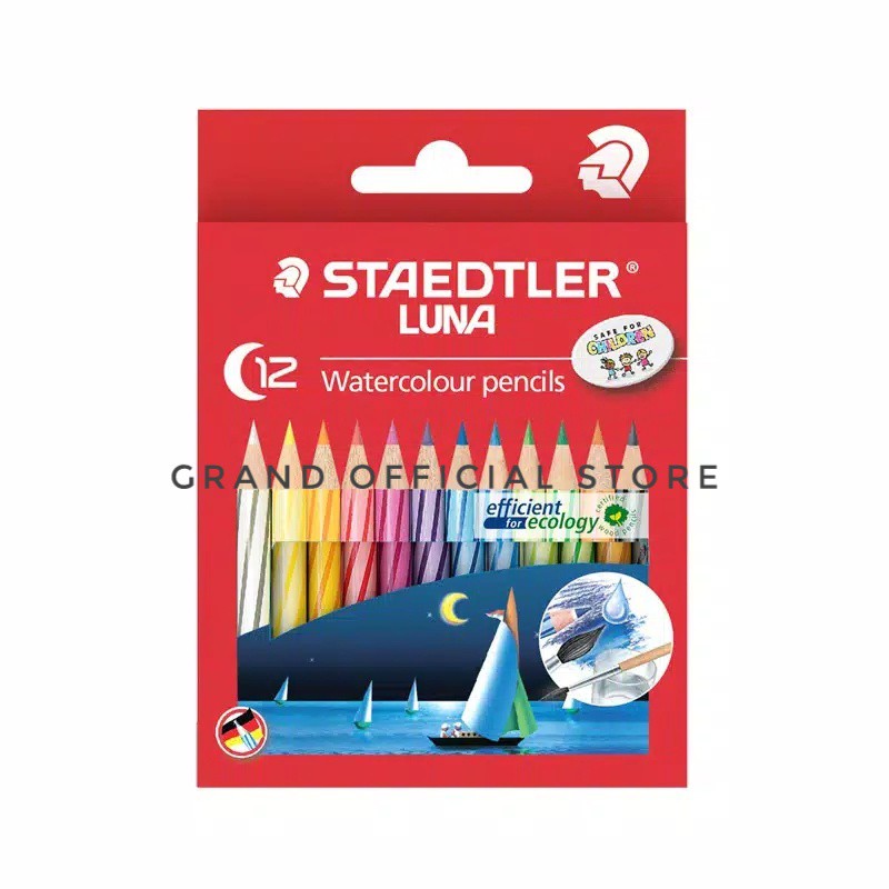 

[GRAND] COLOR PENCIL / PENSIL WARNA LUNA 12 WARNA PENDEK