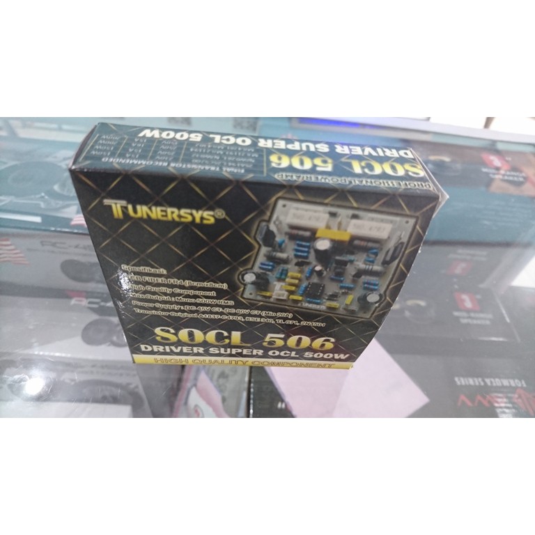 POWER DRIVER KIT SOCL 506 PCB FIBER 500W SUARA MANTAP