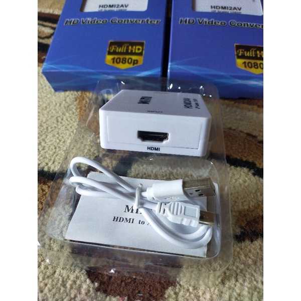 mini box HDMI2AV / HDMI TO AV RCA,  converter adaptor mini HDMI2AV