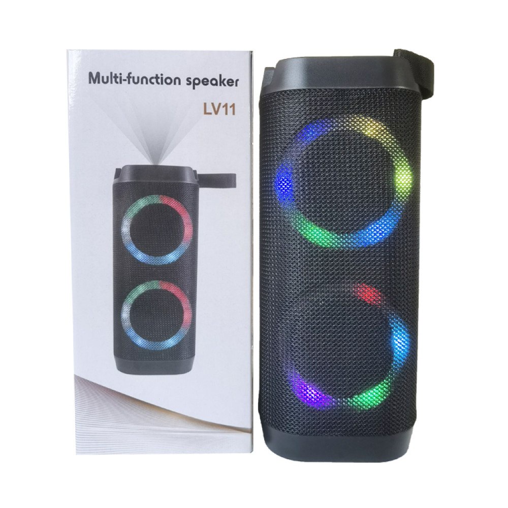 SPEAKER BLUETOOTH LV-11 + SENTER LED WIRELESS PORTABLE LAMPU SPEAKER LV11 PORTABLE SPEAKER MUSIC BOX BLUETOOTH