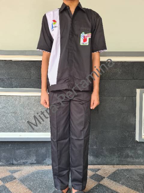 Seragam SPBU Pertamina (Operator, manager, OB, Teknisi) Pria