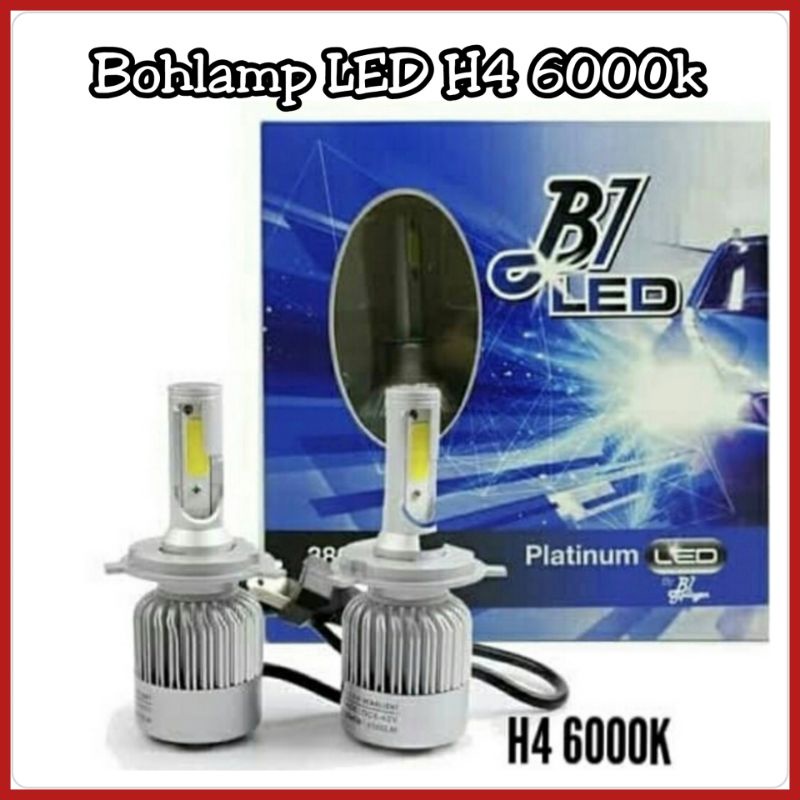 Bohlamp Led H4 6000K Merk B1