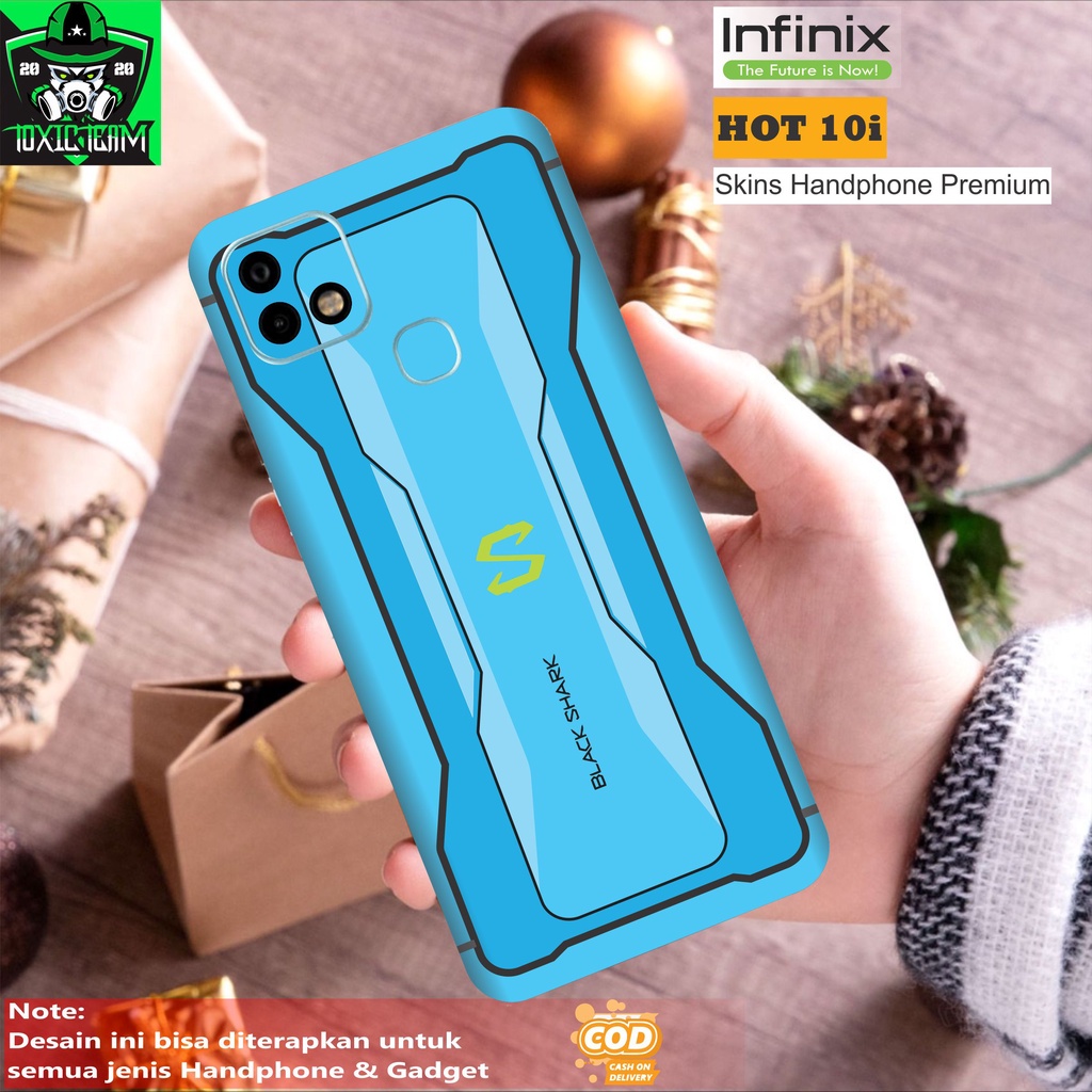 GARSKIN HANDPHONE INFINIX HOT 10 I BLUE