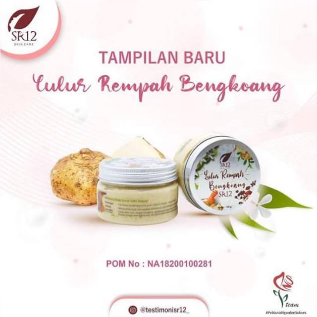 

Lulur rempah bengkoang sr12 bpom herbal pencerah kulit body skrub
