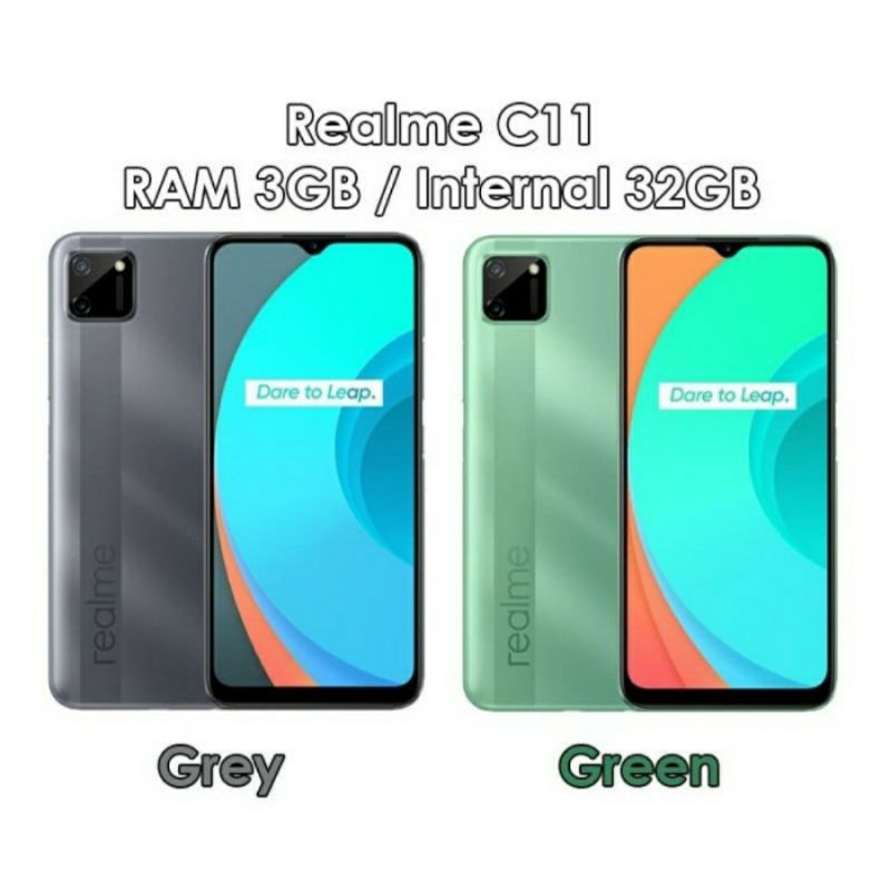 Realme C11 3GB 32GB 3 GB 32 GB Garansi Resmi Realme