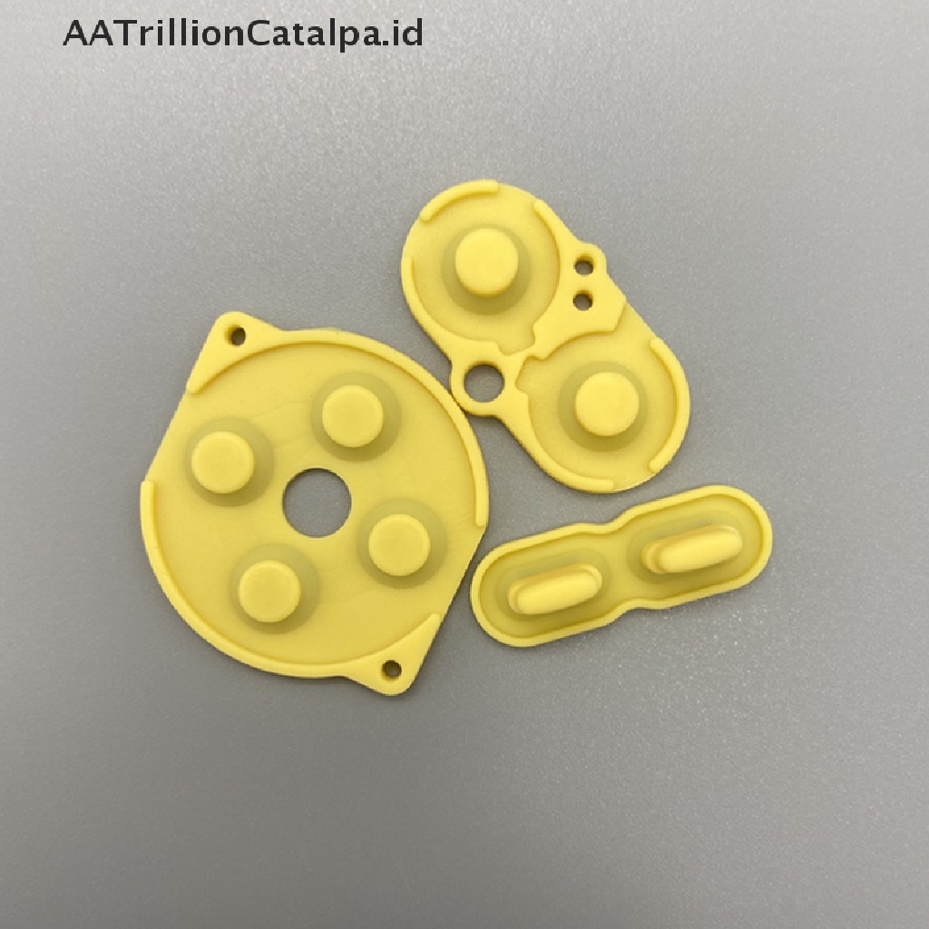 Aatrillioncatalpa 1 set Tombol Karet Konduktif Kontak Warna Warni Untuk Game Boy