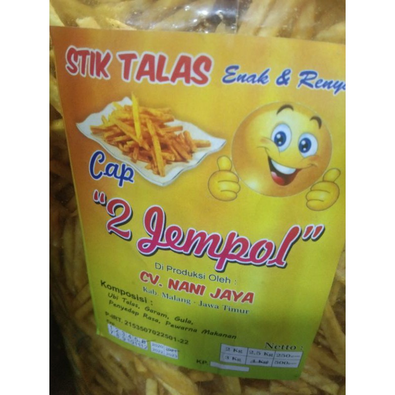 

2Xbtygneal Sakha Snack ) Stik Talas Gurih Manis 250G