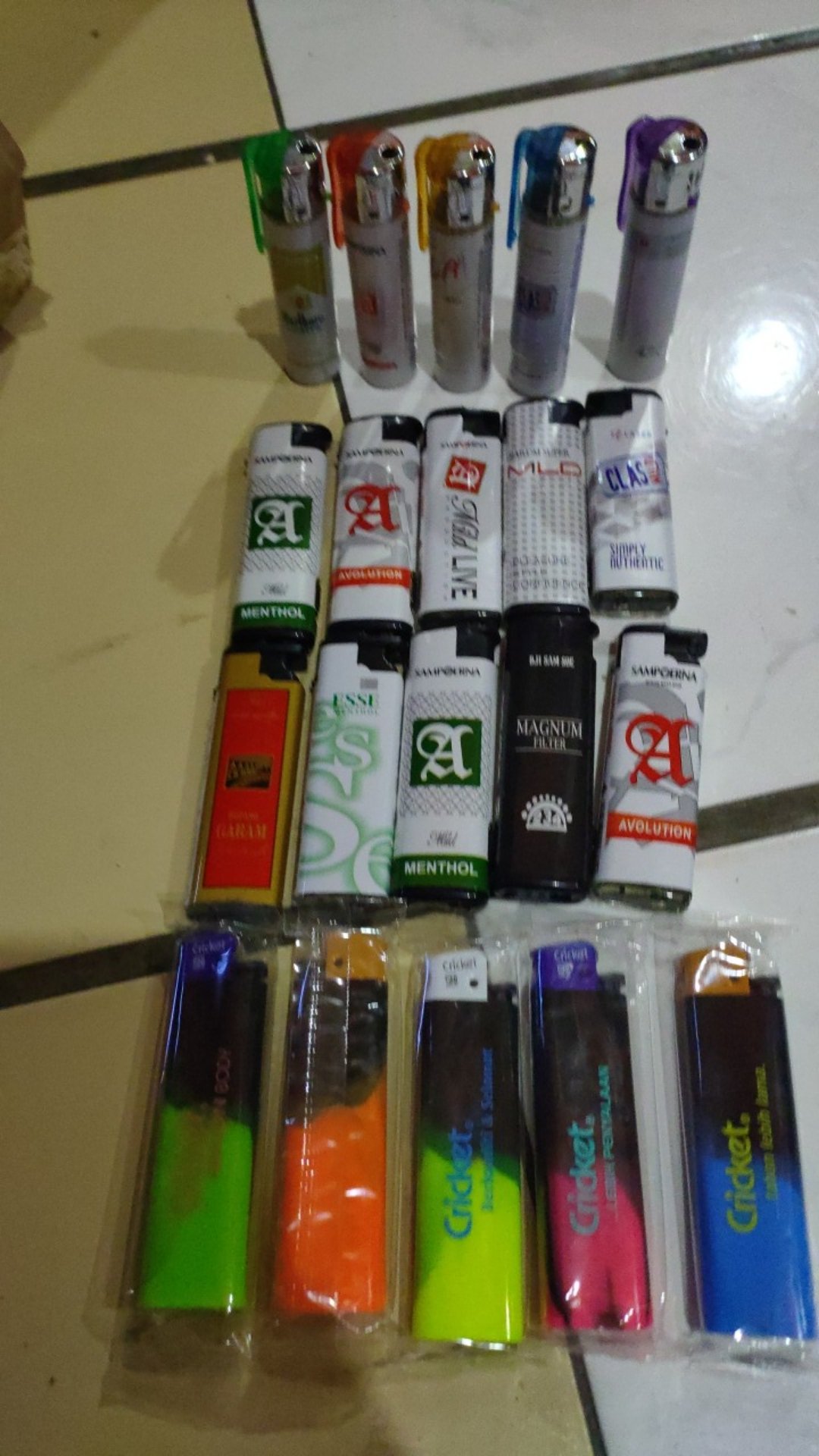 Korek Gas Bara Senter Dm-410led (5 Pcs)